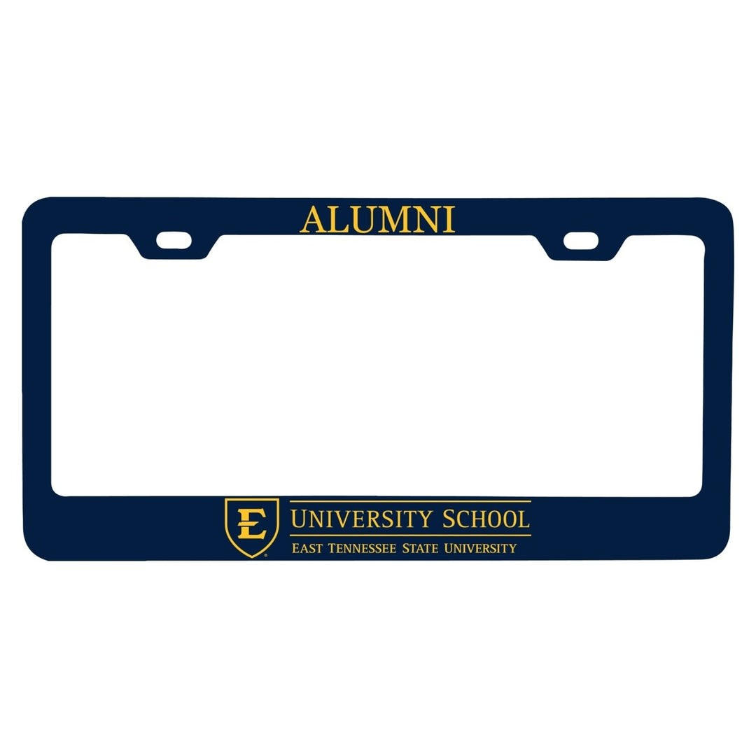 NCAA East Stroudsburg University Alumni License Plate Frame - Colorful Heavy Gauge Metal, Officially Licensed Image 1