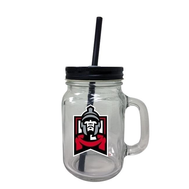 East Stroudsburg University Mason Jar Glass Image 1