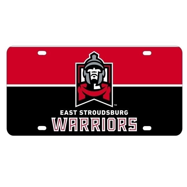 NCAA East Stroudsburg University Metal License Plate - Lightweight, Sturdy and Versatile Image 1