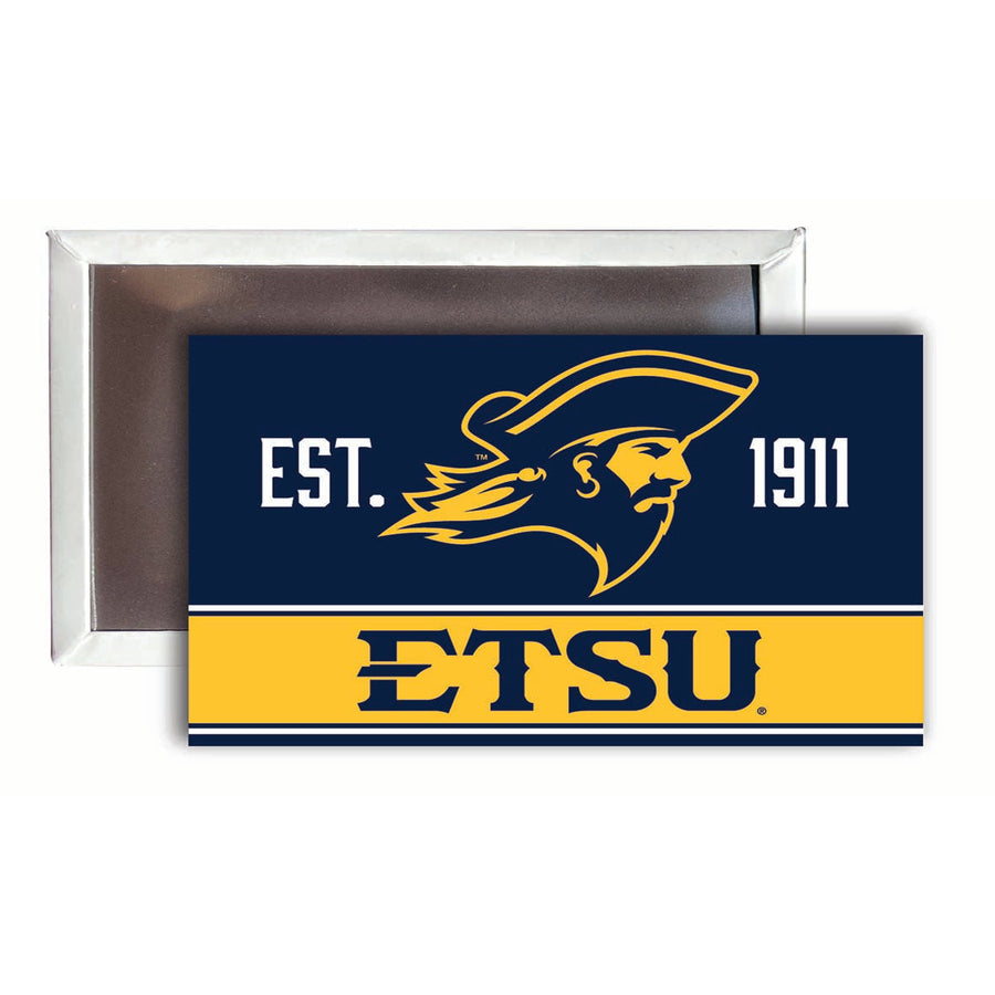 East Tennessee State University 2x3-Inch NCAA Vibrant Collegiate Fridge Magnet - Multi-Surface Team Pride Accessory Image 1