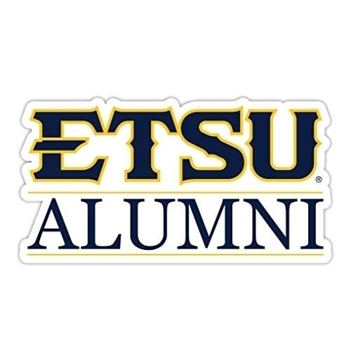 East Tennessee State University 4-Inch Alumni 4-Pack NCAA Vinyl Sticker - Durable School Spirit Decal Image 1