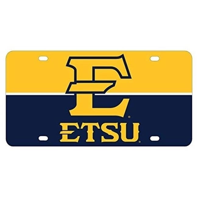 NCAA East Tennessee State University Metal License Plate - Lightweight, Sturdy and Versatile Image 1