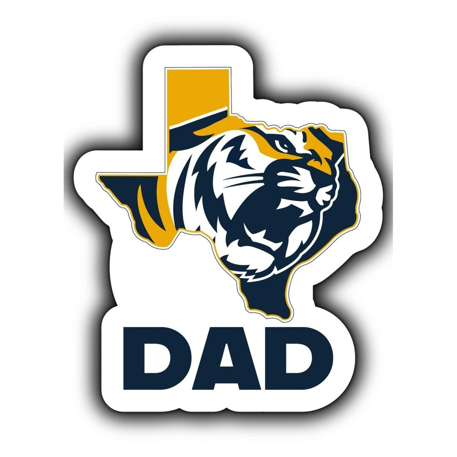 East Texas Baptist University 4-Inch Proud Dad NCAA - Durable School Spirit Vinyl Decal Perfect Image 1