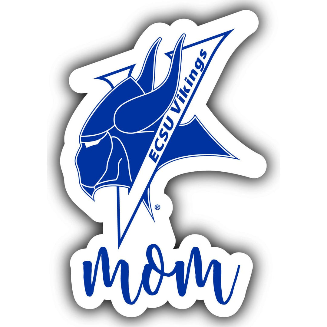 Elizabeth City State University 4-Inch Proud Mom NCAA - Durable School Spirit Vinyl Decal Perfect Image 1