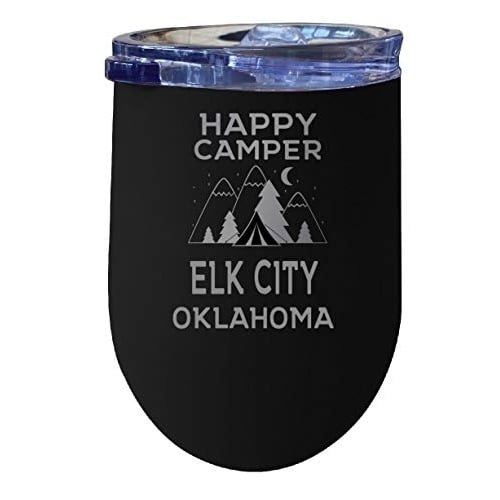 Elk City Oklahoma Insulated Stainless Steel Wine Tumbler Image 1