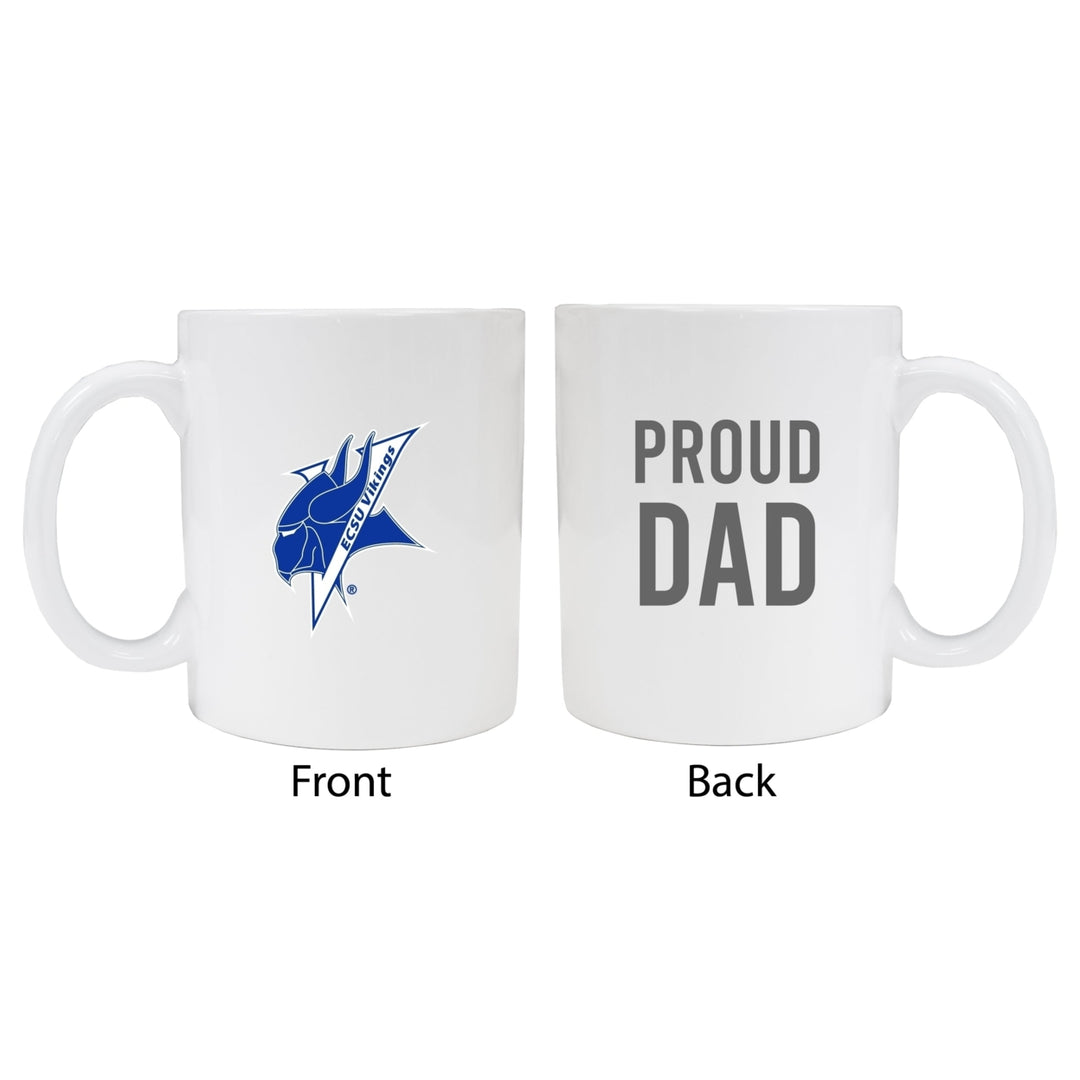 Elizabeth City State University Proud Dad Ceramic Coffee Mug - White Image 1