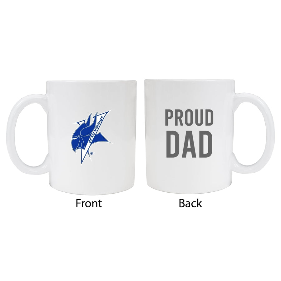 Elizabeth City State University Proud Dad Ceramic Coffee Mug - White Image 1