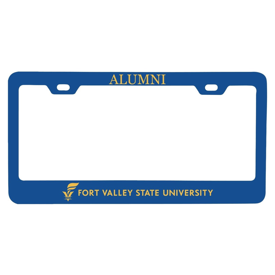 NCAA Fayetteville State University Alumni License Plate Frame - Colorful Heavy Gauge Metal, Officially Licensed Image 1