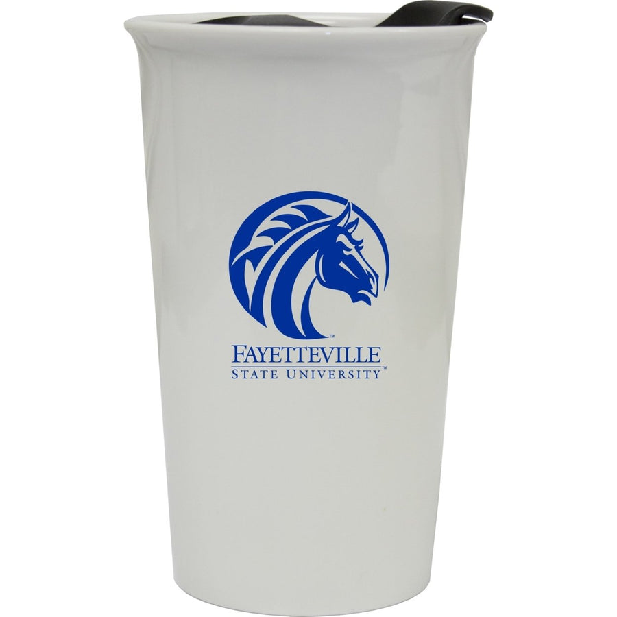 Fayetteville State University Double Walled Ceramic Tumbler Image 1