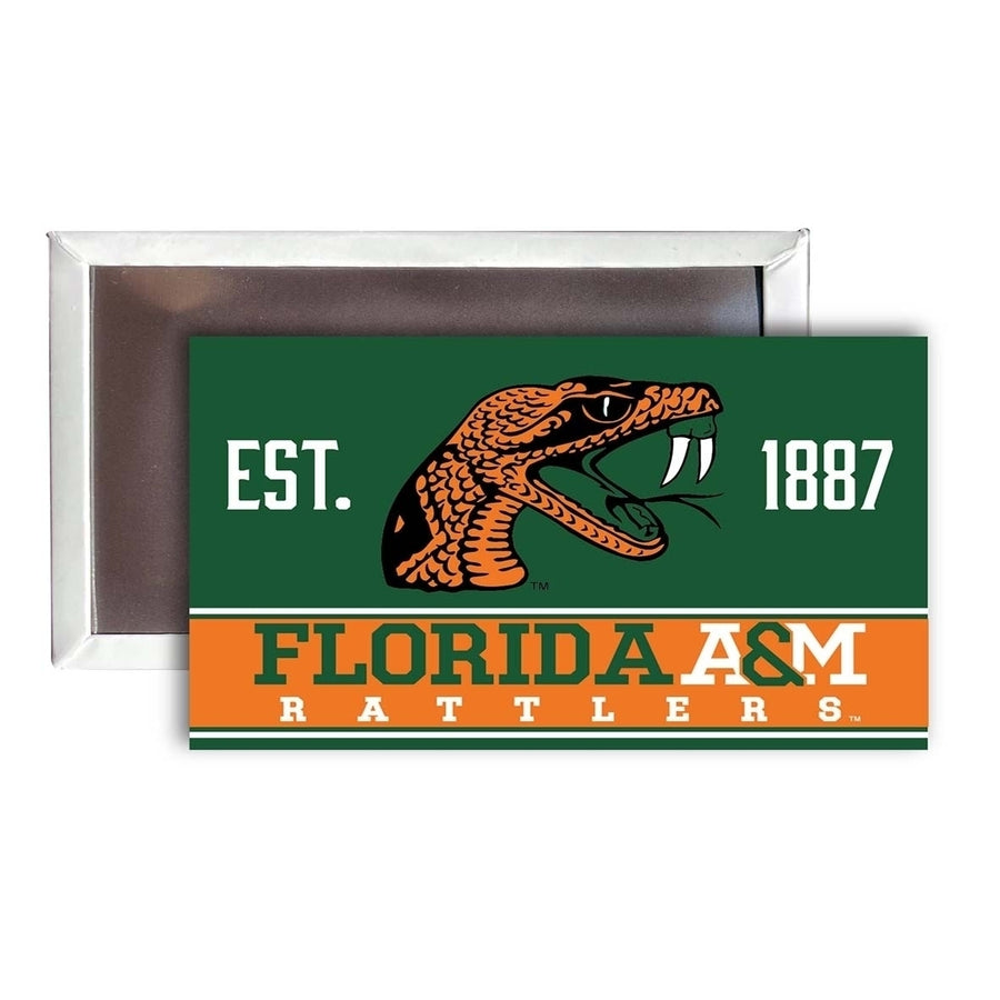 Florida AandM Rattlers 2x3-Inch NCAA Vibrant Collegiate Fridge Magnet - Multi-Surface Team Pride Accessory Single Unit Image 1