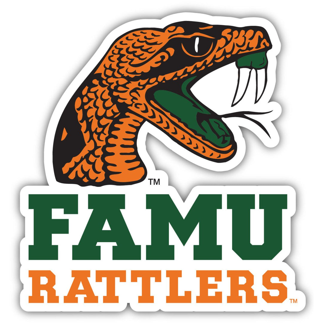 Florida AandM Rattlers 4-Inch Elegant School Logo NCAA Vinyl Decal Sticker for Fans, Students, and Alumni Image 1