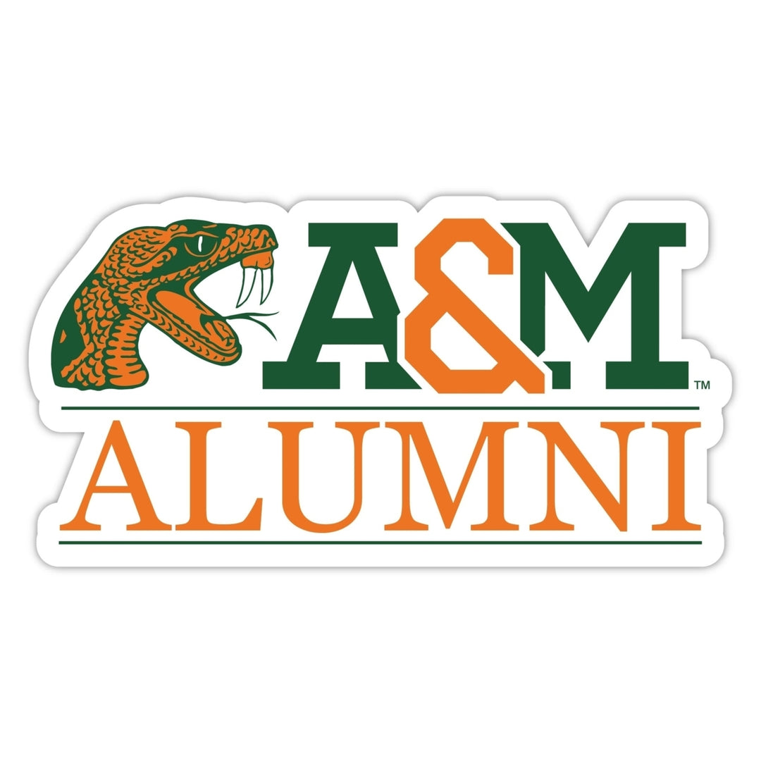 Florida AandM Rattlers 4-Inch Alumni NCAA Vinyl Sticker - Durable School Spirit Decal Image 1