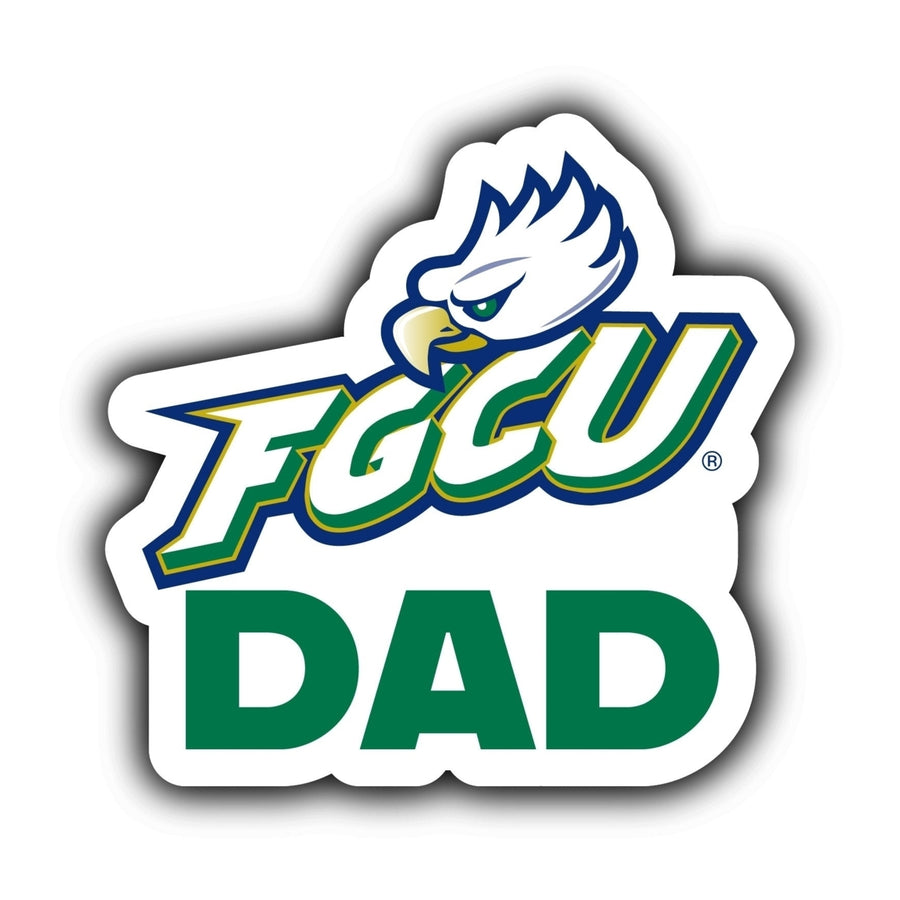 Florida Gulf Coast Eagles 4-Inch Proud Dad NCAA - Durable School Spirit Vinyl Decal Perfect Image 1