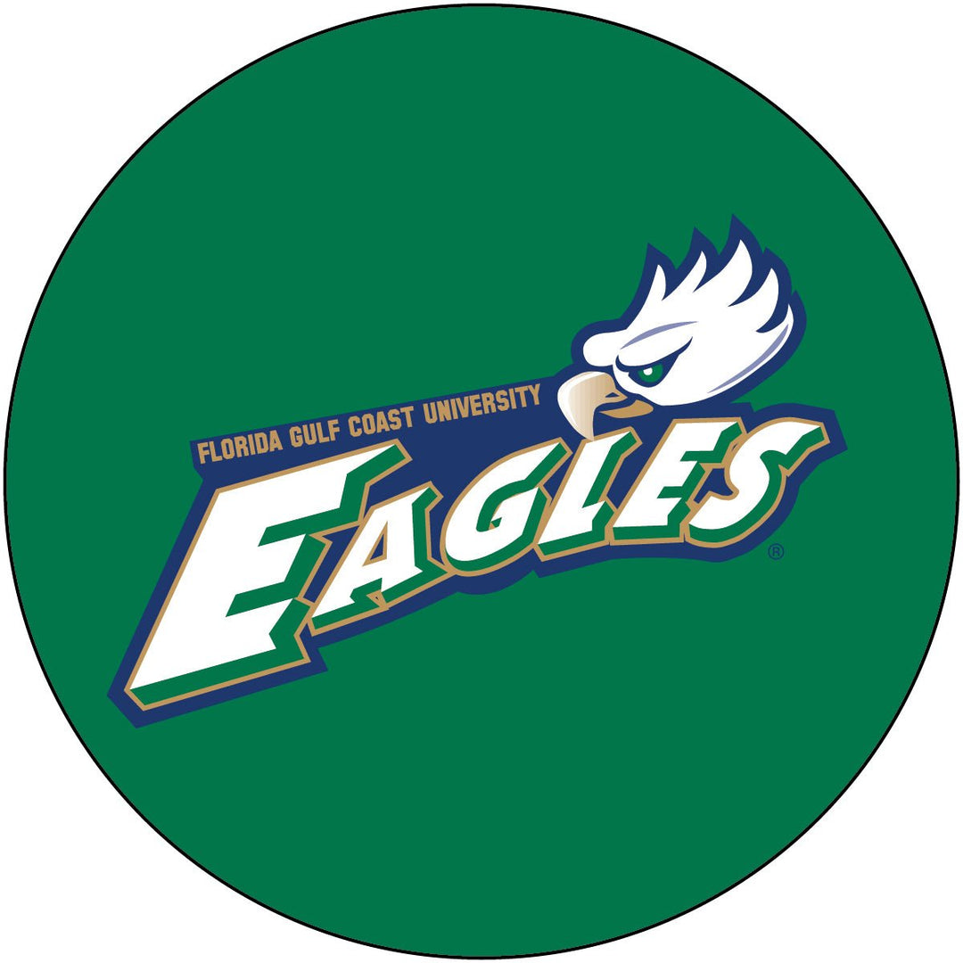 Florida Gulf Coast Eagles Officially Licensed Paper Coasters (4-Pack) - Vibrant, Furniture-Safe Design Image 1