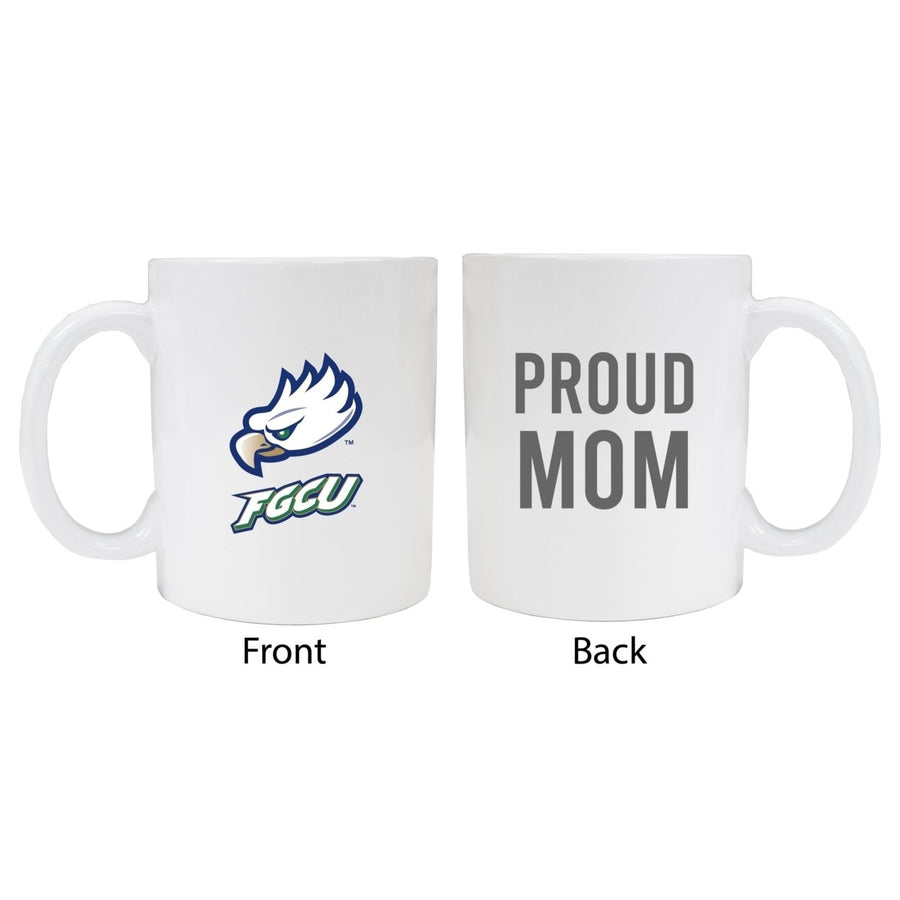 Florida Gulf Coast Eagles Proud Mom Ceramic Coffee Mug - White (2 Pack) Image 1