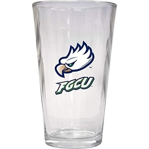 NCAA Florida Gulf Coast Eagles Officially Licensed Logo Pint Glass  Classic Collegiate Beer Glassware Image 1