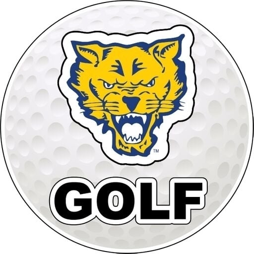 Fort Valley State University 4-Inch Round Golf NCAA Fairway Fervor Vinyl Decal Sticker Image 1