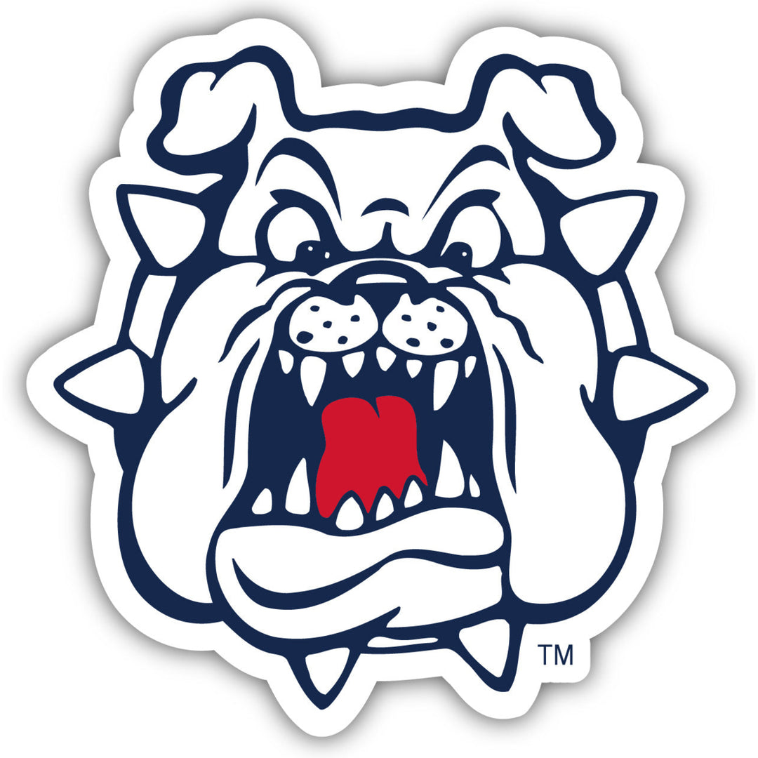 Fresno State Bulldogs 4-Inch Elegant School Logo NCAA Vinyl Decal Sticker for Fans, Students, and Alumni Image 1