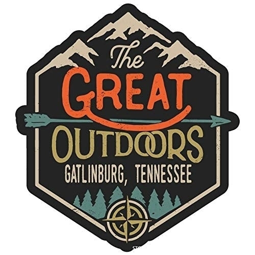 Gatlinburg Tennessee The Great Outdoors Design 4-Inch Fridge Magnet Image 1