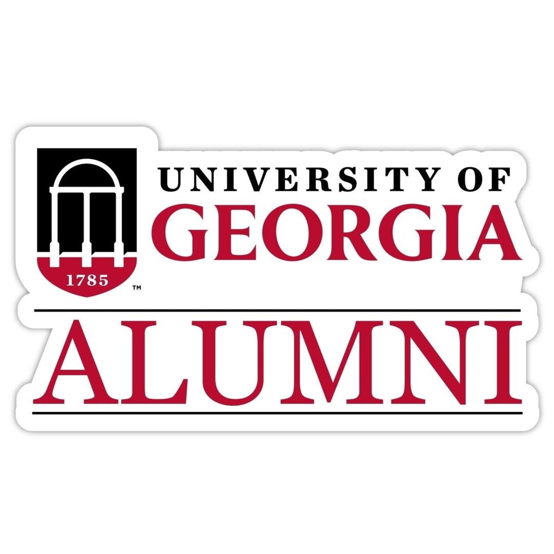 Georgia Bulldogs 4-Inch Alumni NCAA Vinyl Sticker - Durable School Spirit Decal Image 1