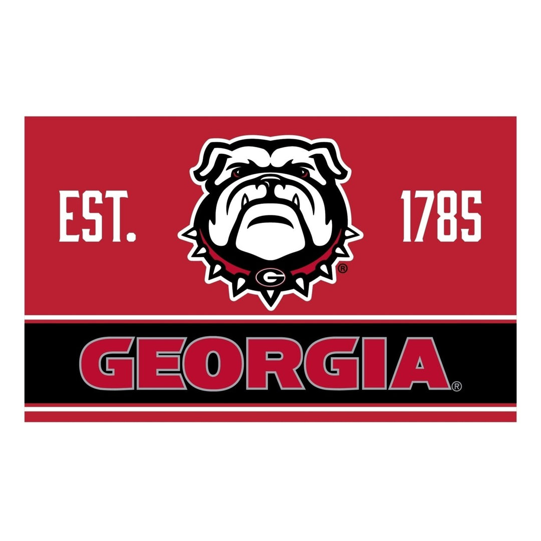 Georgia Bulldogs Wood Sign with Frame Image 1