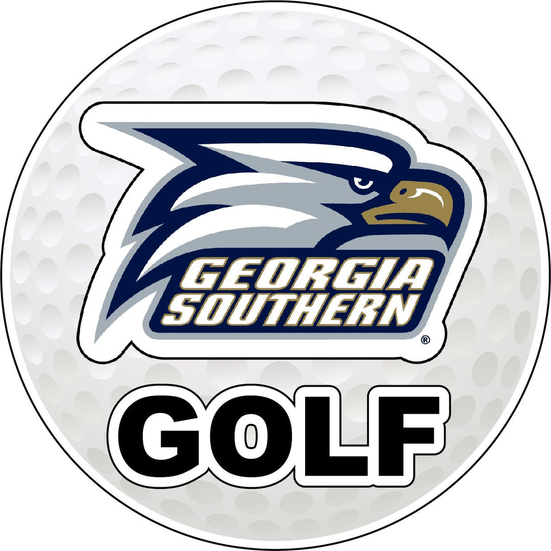 Georgia Southern Eagles 4-Inch Round Golf NCAA Fairway Fervor Vinyl Decal Sticker Image 1