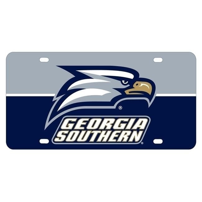 NCAA Georgia Southern Eagles Metal License Plate - Lightweight, Sturdy and Versatile Image 1