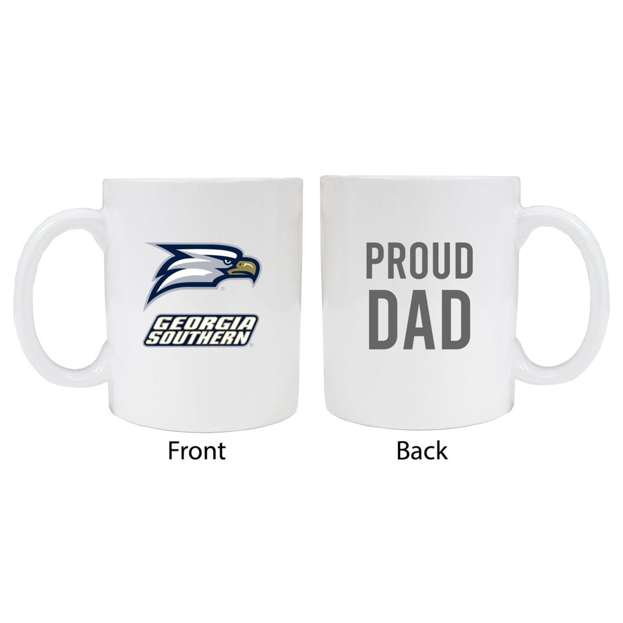 Georgia Southern Eagles Proud Dad Ceramic Coffee Mug - White Image 1