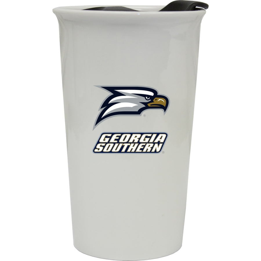 Georgia Southern University Double Walled Ceramic Tumbler Image 1