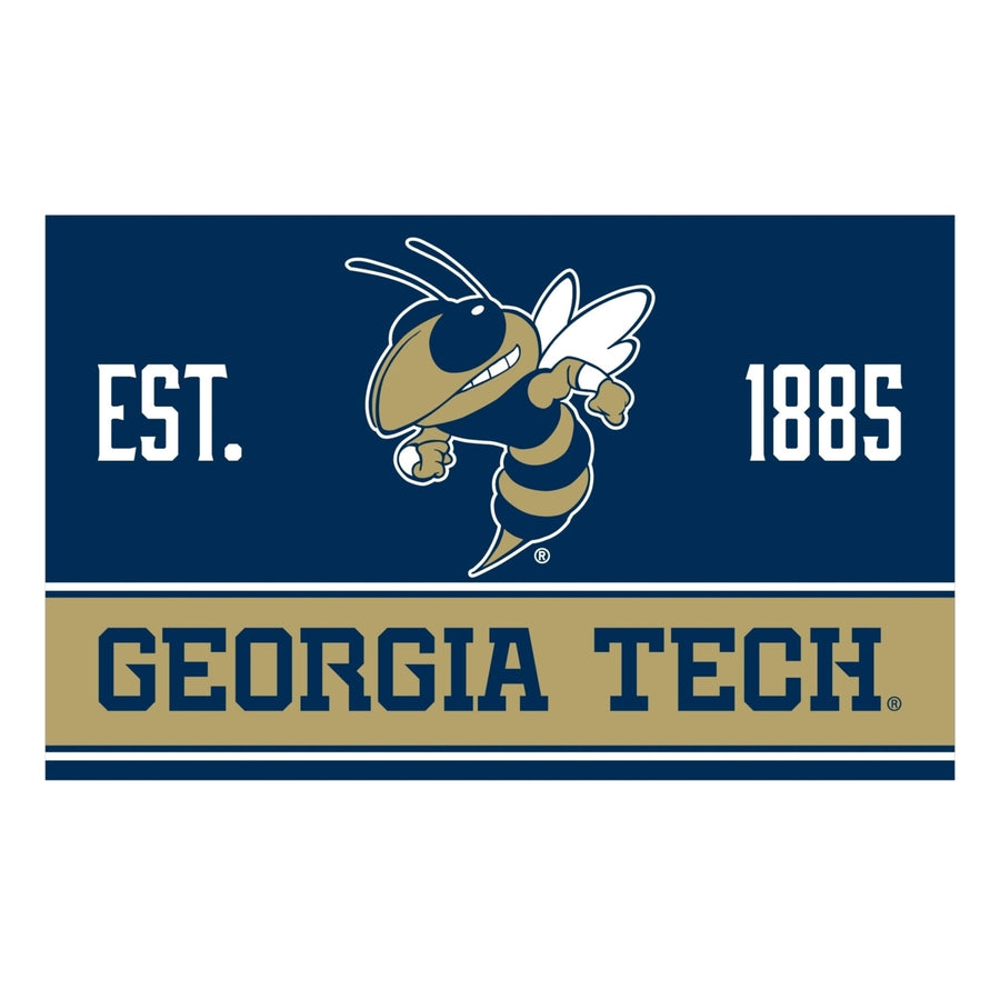 Georgia Tech Yellow Jackets Wood Sign with Frame Image 1
