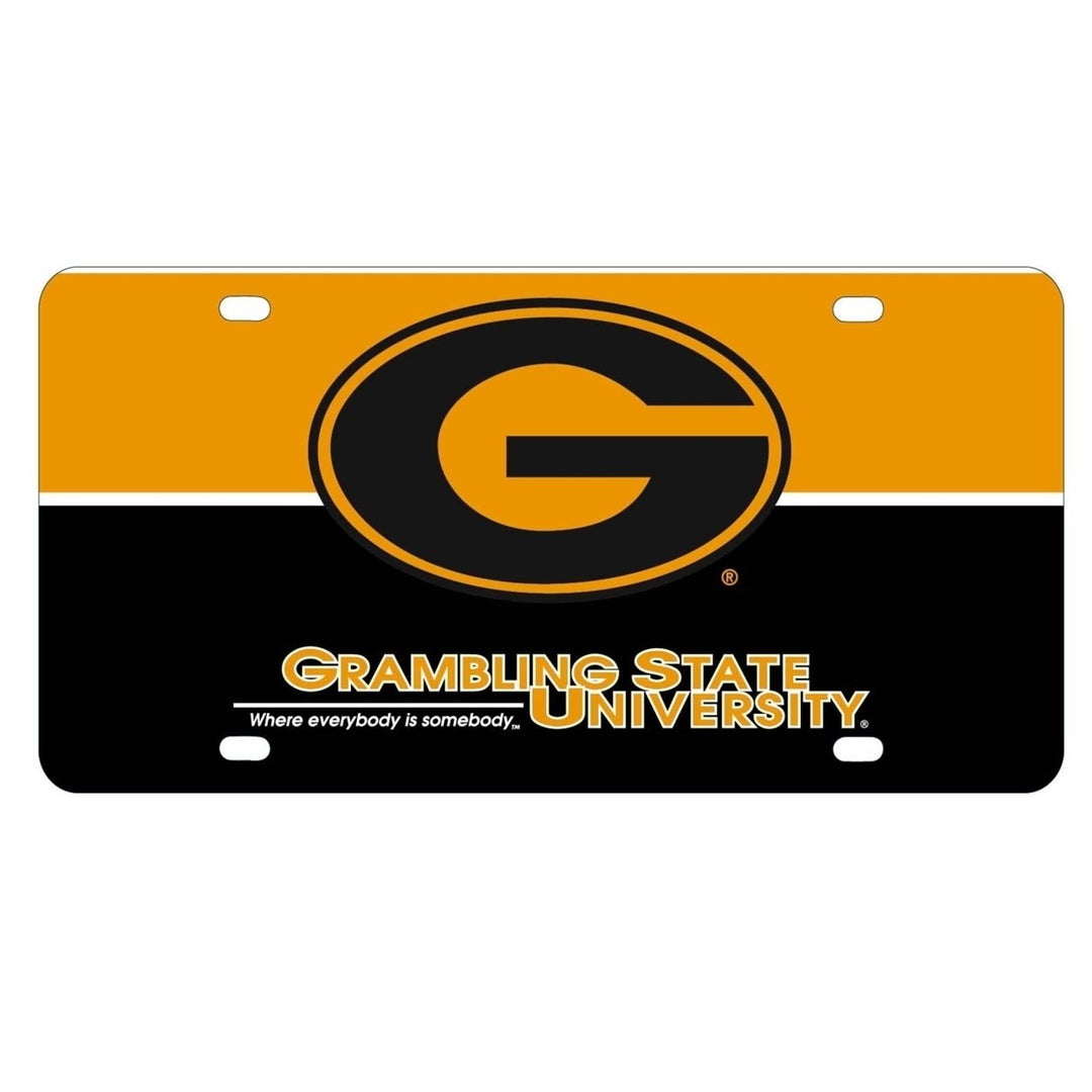 NCAA Grambling State Tigers Metal License Plate - Lightweight, Sturdy and Versatile Image 1