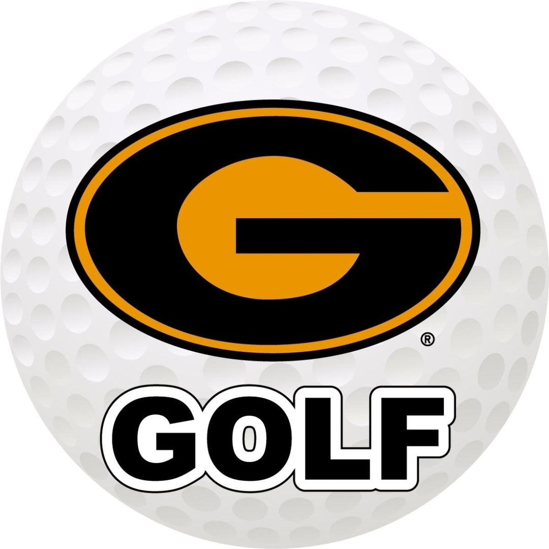 Grambling State Tigers 4-Inch Round Golf NCAA Fairway Fervor Vinyl Decal Sticker Image 1