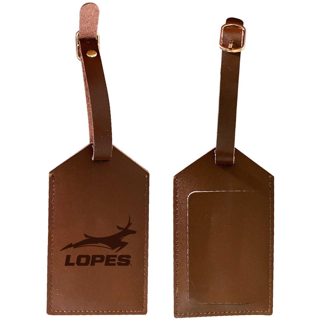 Elegant Grand Canyon University Lopes NCAA Leather Luggage Tag with Engraved Logo Image 1