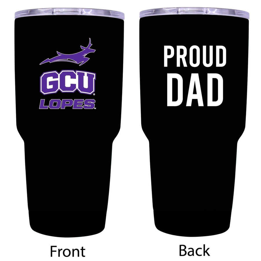 Grand Canyon University Lopes Proud Dad 24 oz Insulated Stainless Steel Tumbler Black Image 1