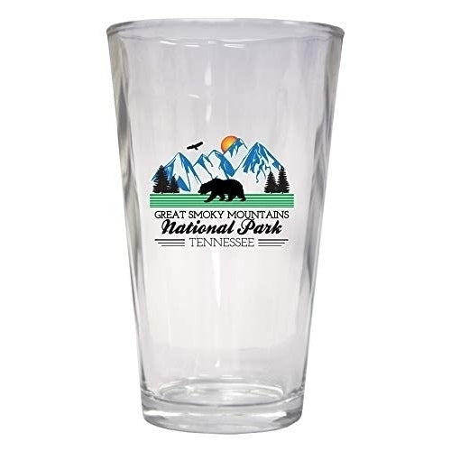 Great Smoky Mountains Tennessee Pint Glass Image 1