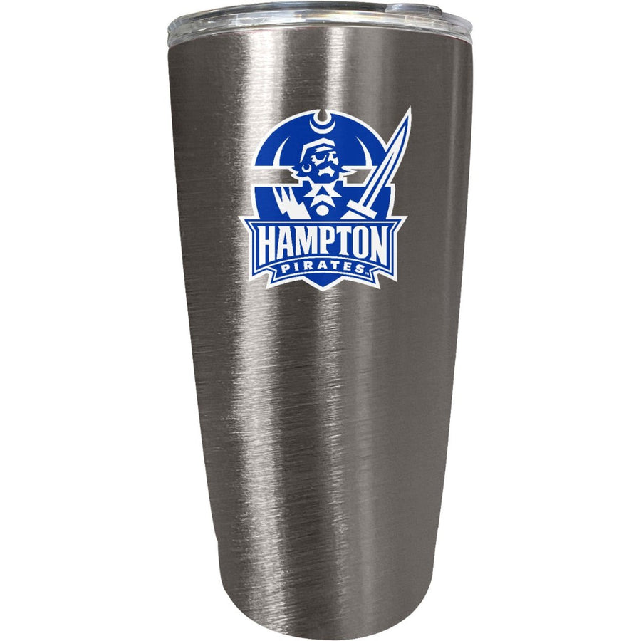 Hampton University 16 oz Insulated Stainless Steel Tumbler colorless Image 1