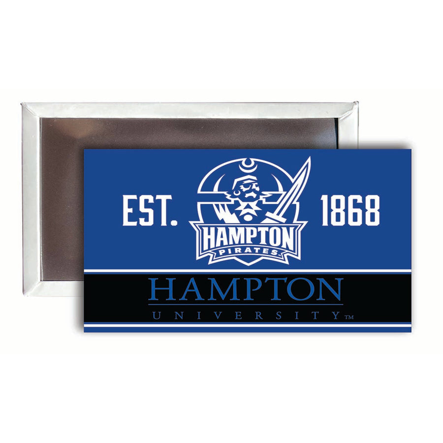 Hampton University 2x3-Inch NCAA Vibrant Collegiate Fridge Magnet - Multi-Surface Team Pride Accessory Single Unit Image 1