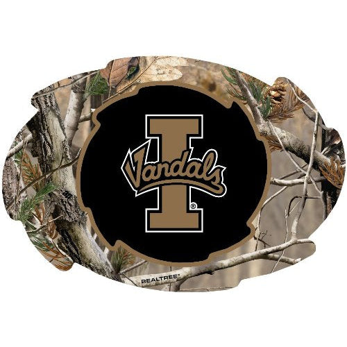 Idaho Vandals Camo Design Swirl Shape 5x6-Inch NCAA High-Definition Magnet - Versatile Metallic Surface Adornment Image 1