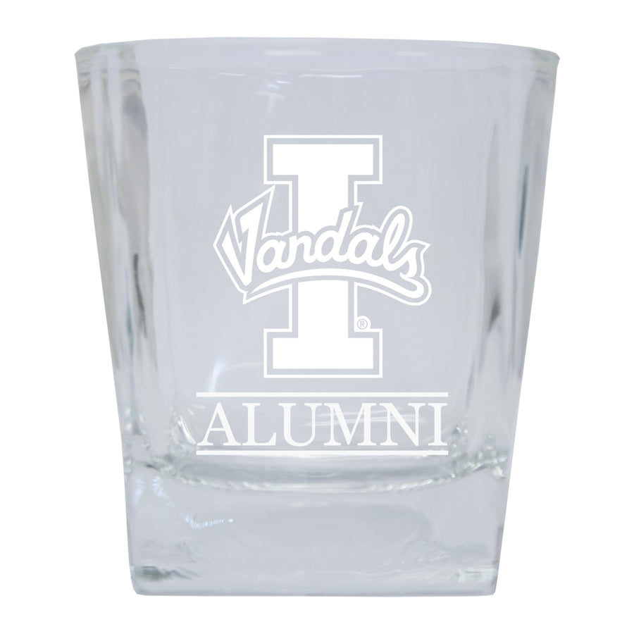 Idaho Vandals 2-Pack Alumni Elegance 10oz Etched Glass Tumbler Image 1