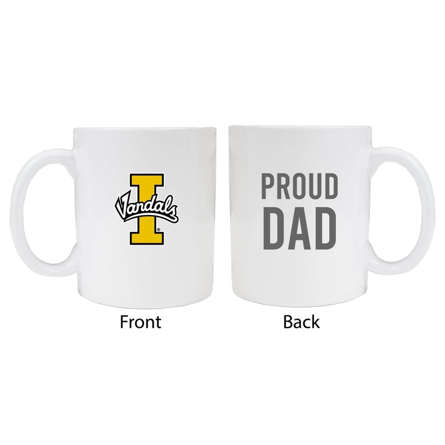 Idaho Vandals Proud Dad Ceramic Coffee Mug - White Image 1