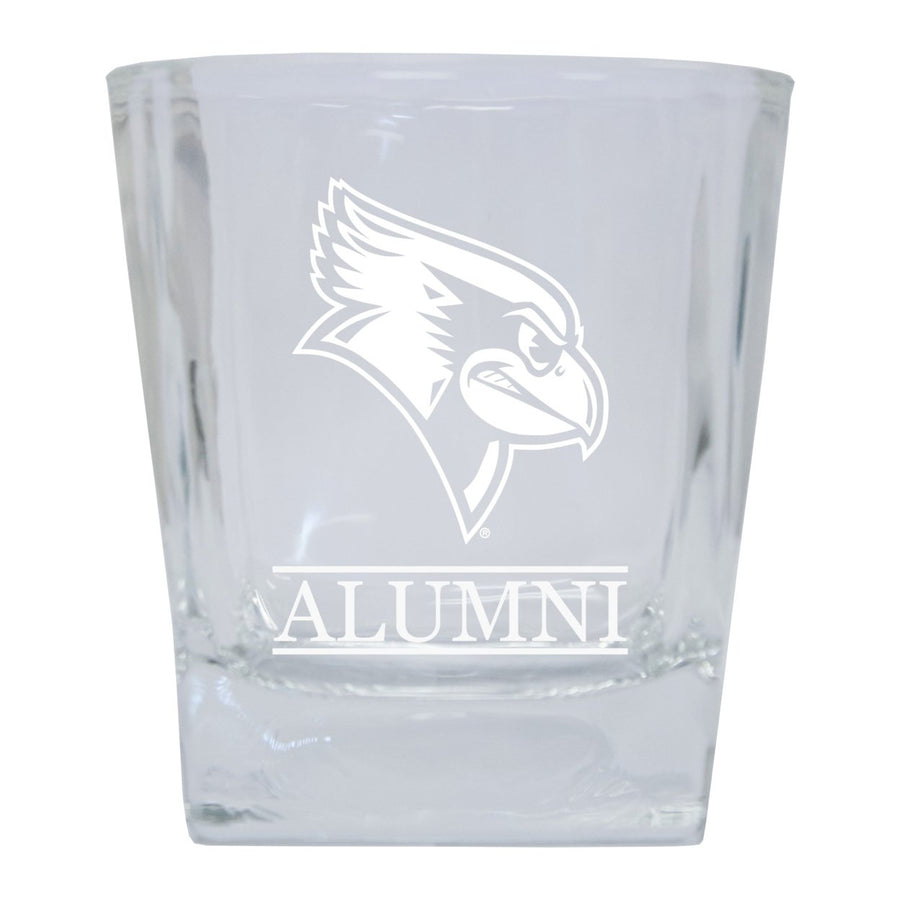 Illinois State Redbirds 2-Pack Alumni Elegance 10oz Etched Glass Tumbler Image 1