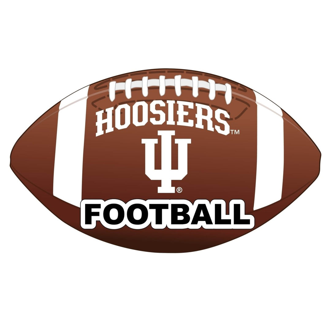 Indiana Hoosiers 4-Inch Round Football NCAA Gridiron Glory Vinyl Decal Sticker Image 1