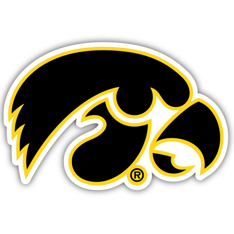 Iowa Hawkeyes 4-Inch Elegant School Logo NCAA Vinyl Decal Sticker for Fans, Students, and Alumni Image 1