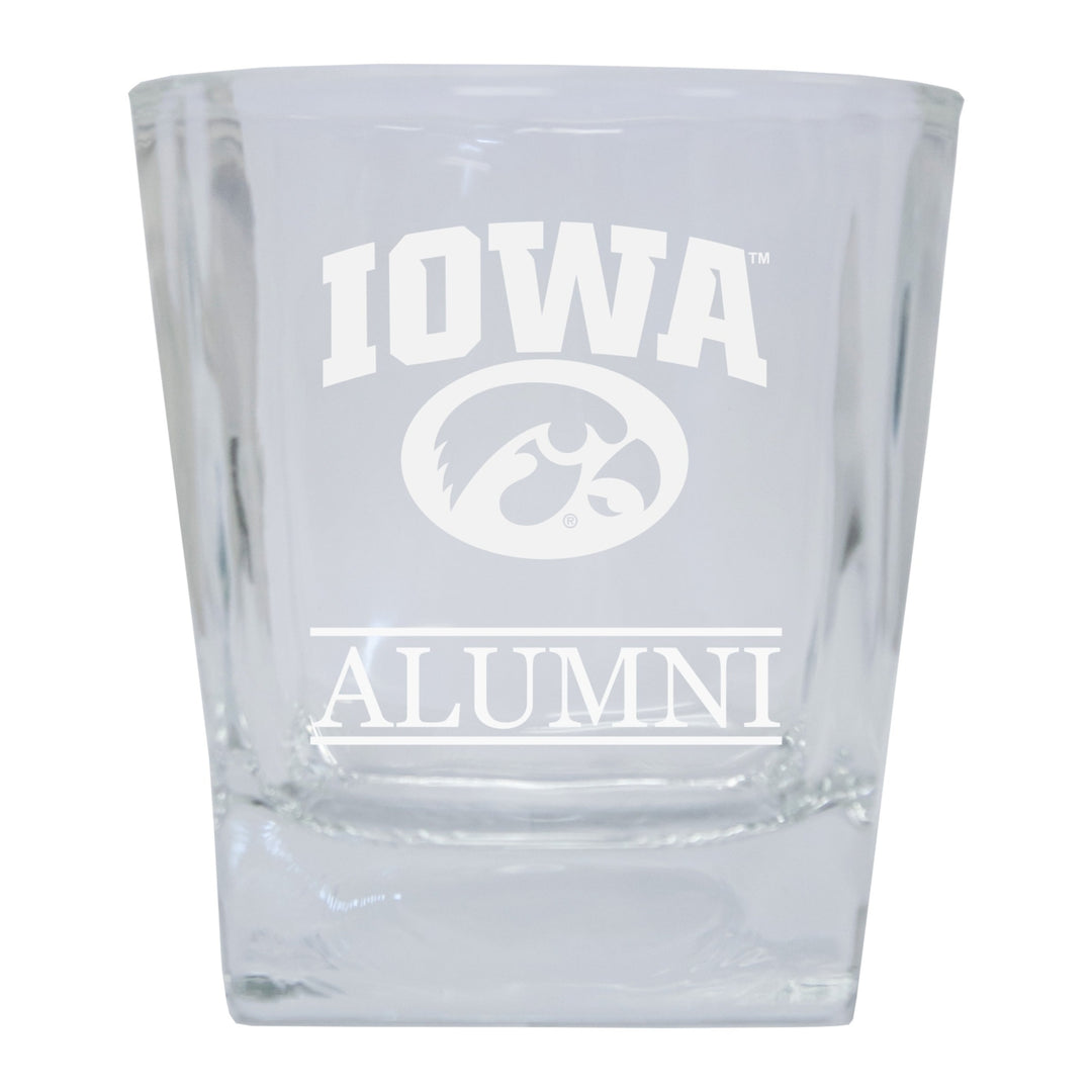 Iowa Hawkeyes Alumni Elegance - 5 oz Etched Shooter Glass Tumbler Image 1