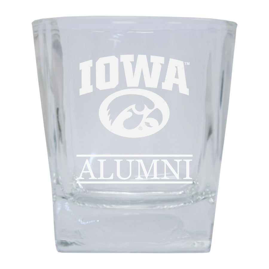 Iowa Hawkeyes Alumni Elegance - 5 oz Etched Shooter Glass Tumbler Image 1