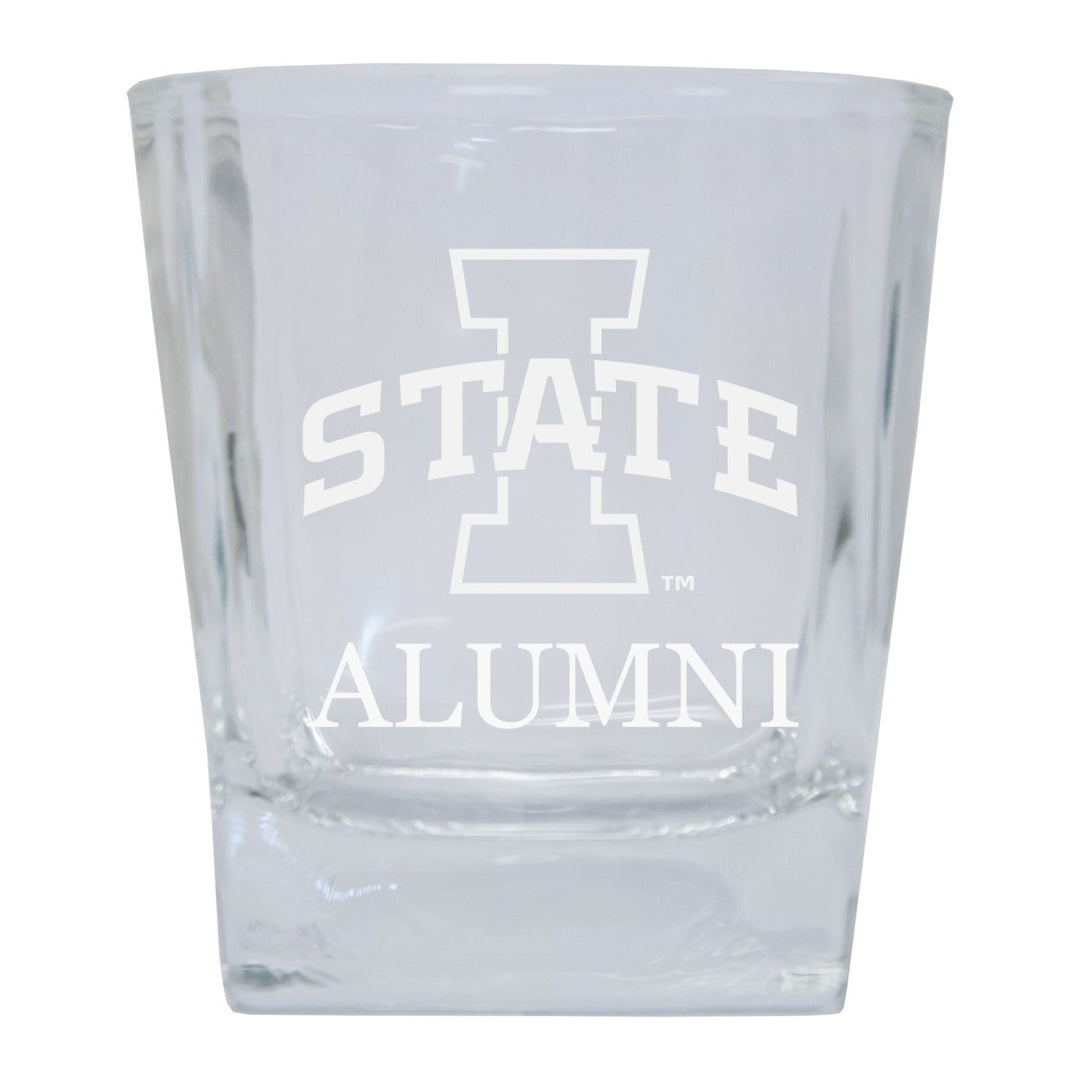 Iowa State Cyclones 2-Pack Alumni Elegance 10oz Etched Glass Tumbler Image 1