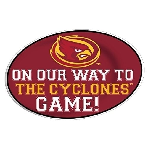 Iowa State Cyclones Heading To The Game Sticker Image 1