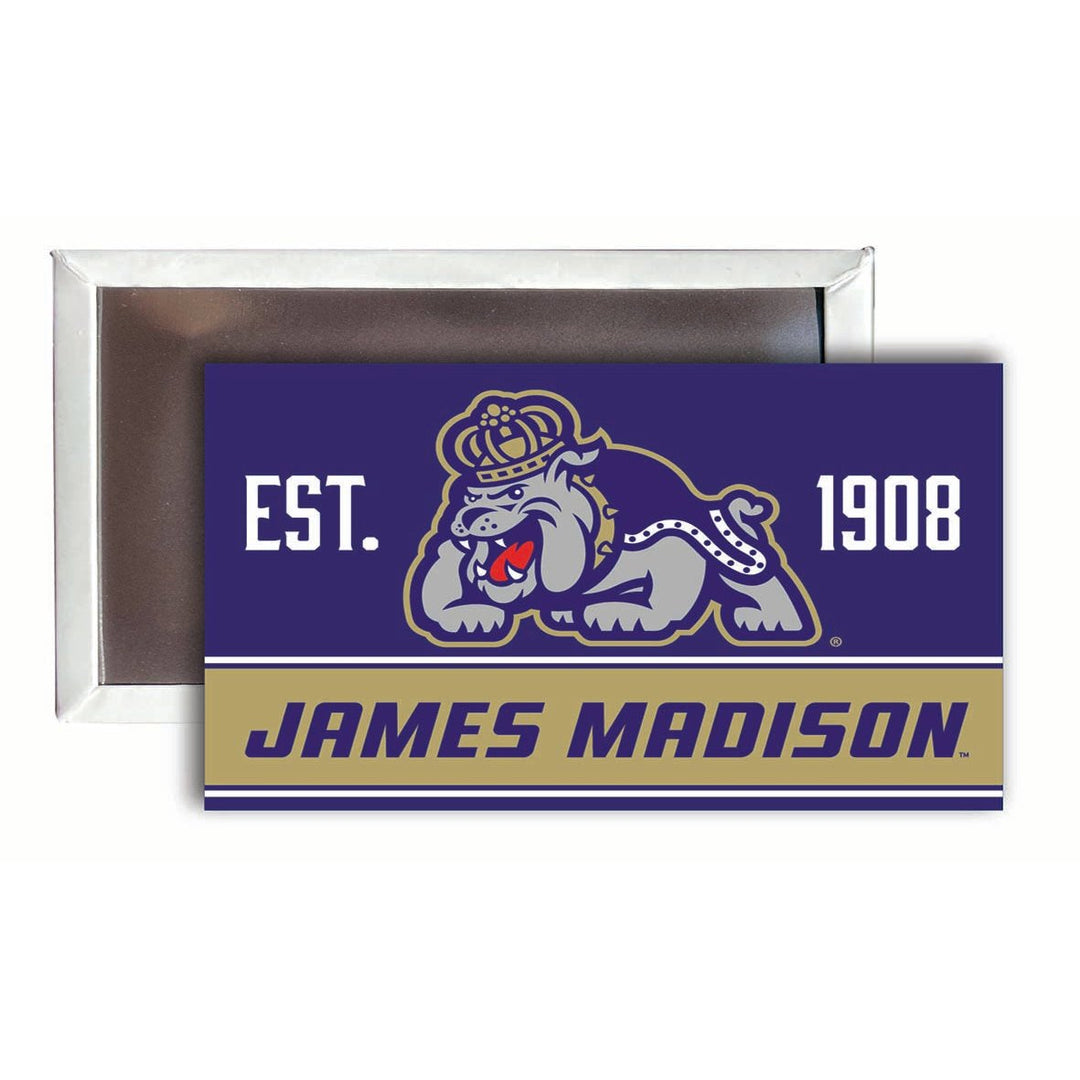 James Madison Dukes 2x3-Inch NCAA Vibrant Collegiate Fridge Magnet - Multi-Surface Team Pride Accessory Single Unit Image 1