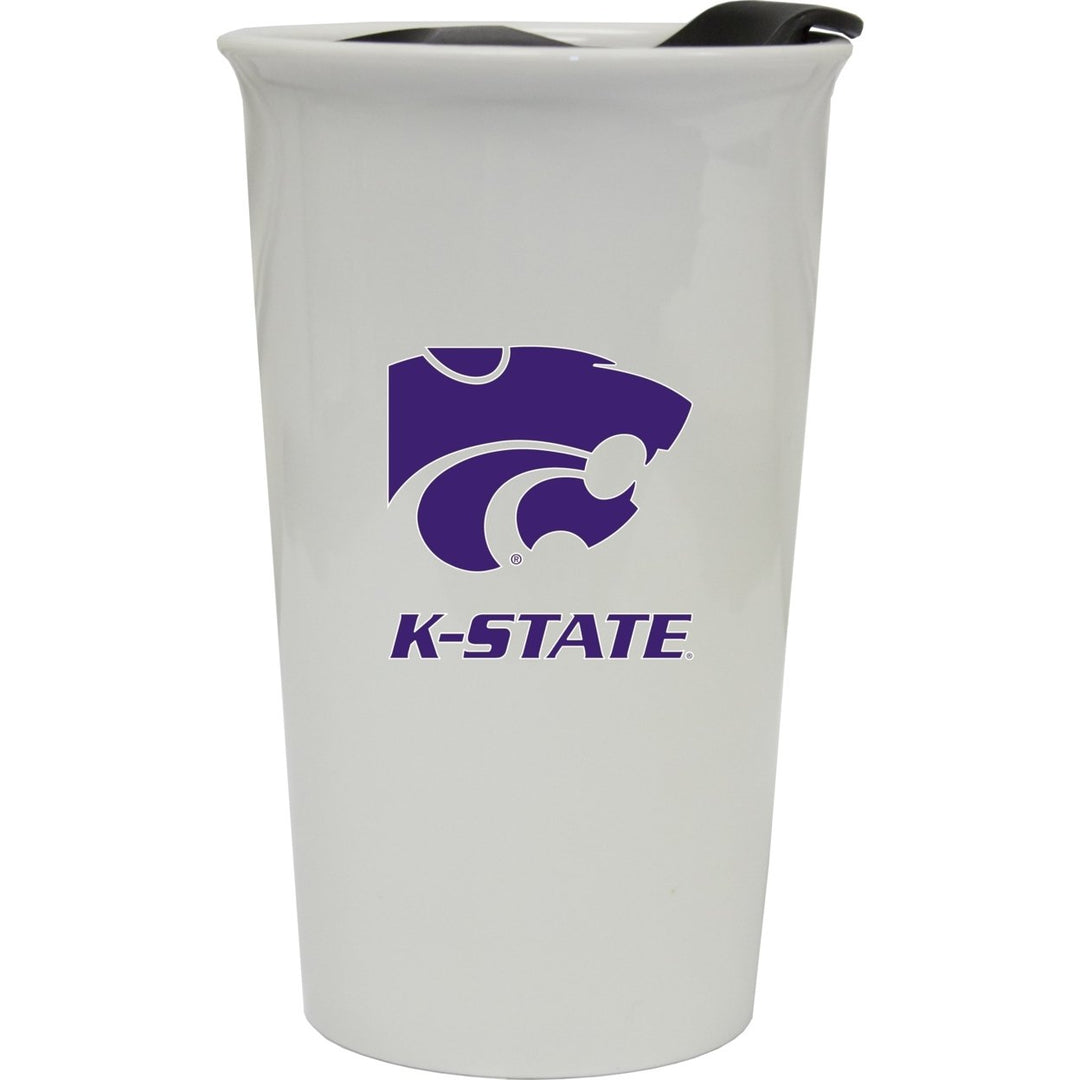 Kansas State University Double Walled Ceramic Tumbler Image 1