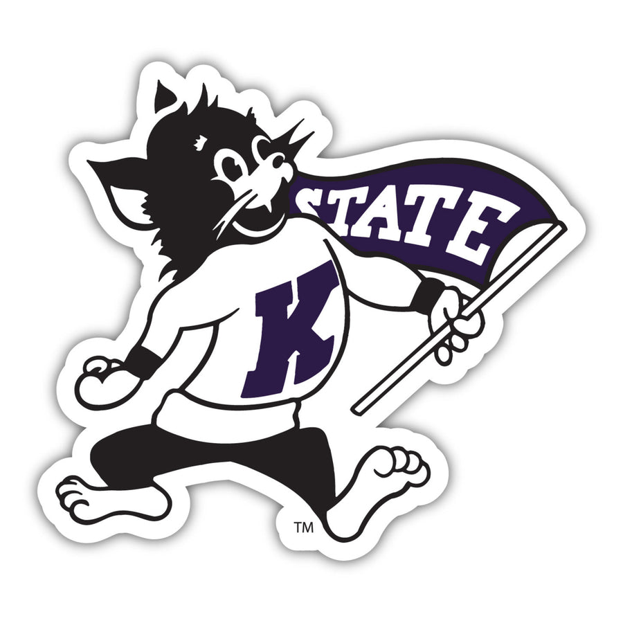 Kansas State Wildcats 4-Inch Elegant School Logo NCAA Vinyl Decal Sticker for Fans, Students, and Alumni Image 1